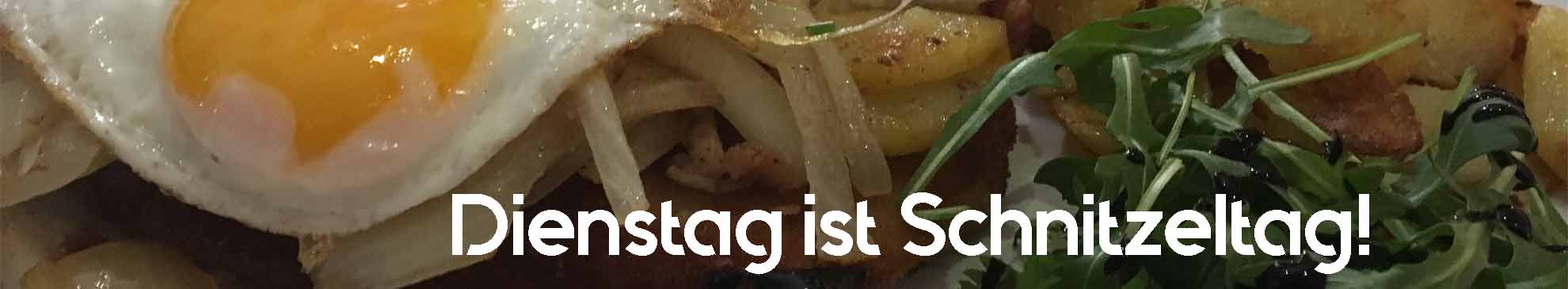 Dienstag ist Schnitzeltag.