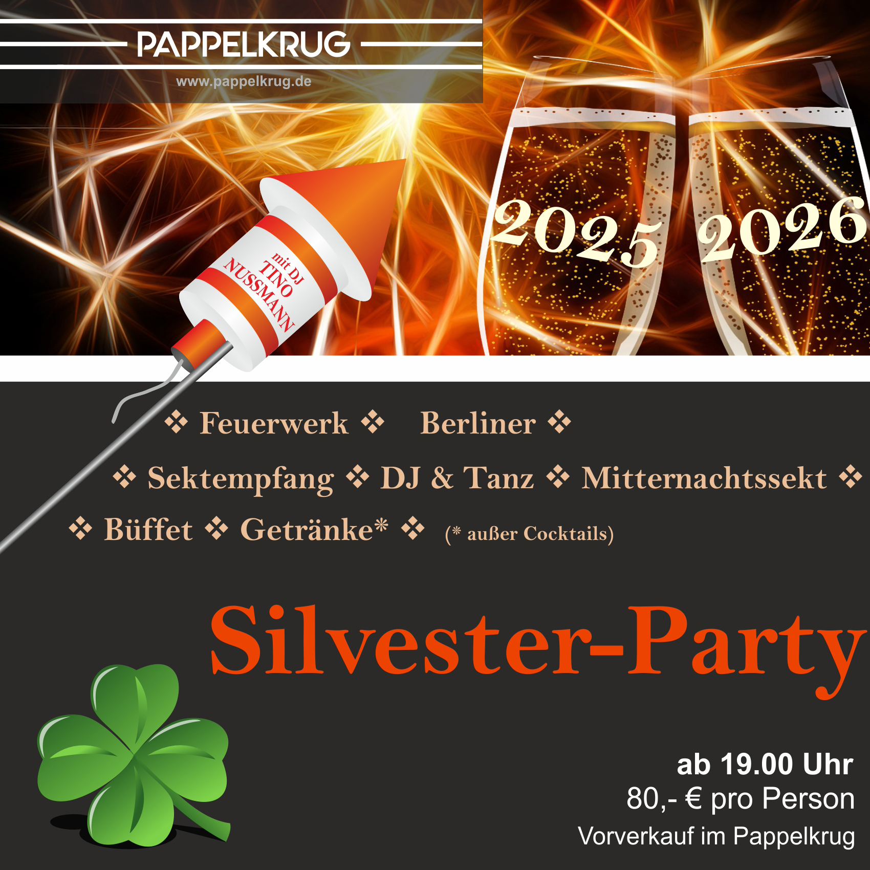 Silvester im Pappelkrug